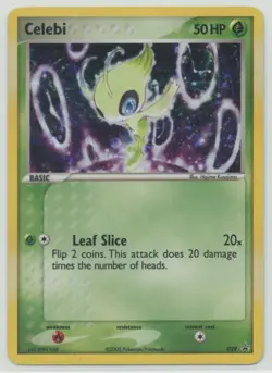 Celebi 2005 Pokemon Nintendo Black Star Promo Cosmos Holo #029 - LP/MP - Image 1