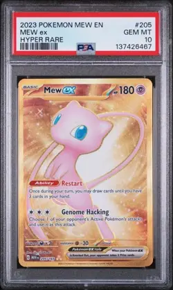 Pokemon - Mew ex Hyper Rare Gold 151 205/165 PSA 10 - Image 1