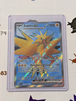 Pokemon (2023) S & V 151 Zapdos Ex Ultra Rare 192/165 NM/M - Image 2