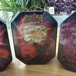 Pokemon Team Rocket Tin Set x 3 Factory Sealed New - Image 3