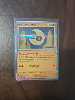 Pokemon TCG Lunatone 004 Me: Mega Evolution Promo NM - Image 1