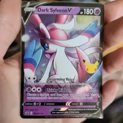 Dark Sylveon V SWSH134 - Black Star Promo - Celebrations - Pokemon TCG Holo NM - Image 1