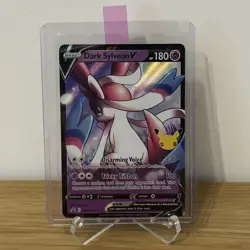 Pokemon TCG Celebrations Dark Sylveon v SWSH134 Jumbo Black Star Promo Card Holo - Image 1