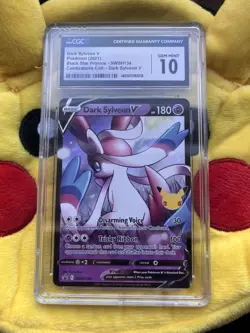 CGC 10 Dark Sylveon V SWSH134 Celebrations Black Star Promo Pokemon TCG - Image 1