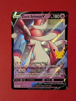 Pokemon TCG - Dark Sylveon V - SWSH134 - Celebrations Promo - Image 1