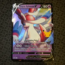 Pokemon TCG Dark Sylveon v SWSH134 Black Star Promo Card Celebrations - Image 1