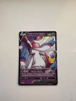 Pokemon TCG Dark Sylveon v SWSH134 Black Star Promo Card Celebrations - NM - Image 1