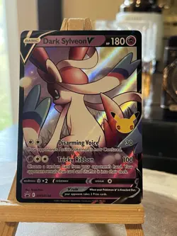 Pokemon TCG Dark Sylveon V SWSH134 Black Star Promos Celebrations Holo NM - Image 2