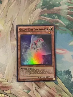 Yugioh! Galaxy-Eyes Cloudragon WSUP-EN009 Super Rare 1st Edition Light Play - Image 1