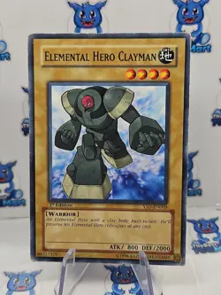 Yu-Gi-Oh! Elemental HERO Clayman YSD-EN009 1st Edition MP - Image 1