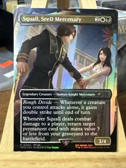 MTG *Squall, SeeD Mercenary Foil X1* (NM) Standard Showdown Promo Final Fantasy - Image 1