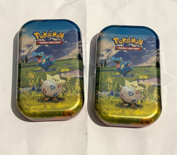 Pokemon Mega Evo - Ascended Heroes Mini Tins Tin Togepi & Totodile SEALED x 2 - Image 1