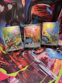 Pokemon TCG First Partner Illustration Collection Series 1 Kanto Starter Set - Image 2