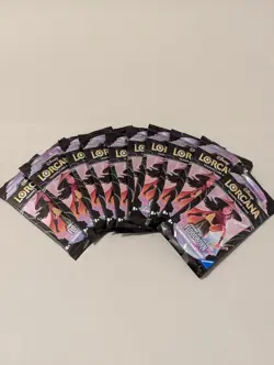 Disney Lorcana Rise of the Floodborn 10 Factory Sealed Booster Packs! - Image 1