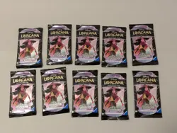 Disney Lorcana Rise of the Floodborn 10 Factory Sealed Booster Packs! - Image 2