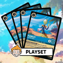 4x Pleakley - Scientific Expert (#144) Playset - Disney Lorcana, Azurite Sea - Image 1