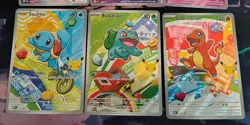 Pokemon TCG: First Partner Illustration Collection Series 1 - Kanto Starter Set - Image 1