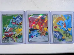 Pokemon TCG: First Partner Illustration Collection Series 1 - Kanto Starter Set - Image 1