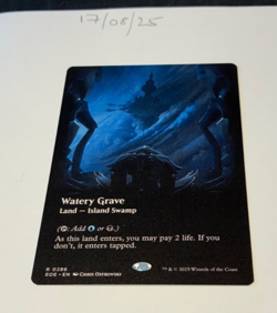 Magic the Gathering MTG Watery Grave x1 Rare Borderless Card NM/M - Image 1