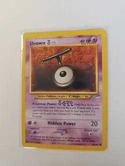 Pokemon TCG Unown T Neo Destiny 88/105 Unlimited Common Card LP - Image 1