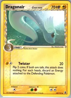 Dragonair - (Delta Species) 42/113 Non Holo Delta Species - Pokemon Card - NM - Image 1