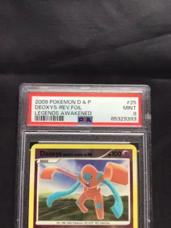 Pokemon Cards: Legends Awakened Reverse Holo: Deoxys 25/146 PSA 9 - Image 3
