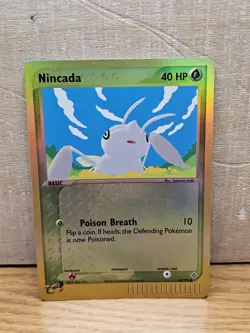 Nincada 66/97 EX Dragon Reverse Holo Pokemon Card TCG - Image 1