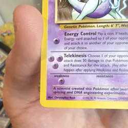 Pokemon Mewtwo Wotc Promo 12/53 Regular Promo 60 HP Basic Card - Image 4