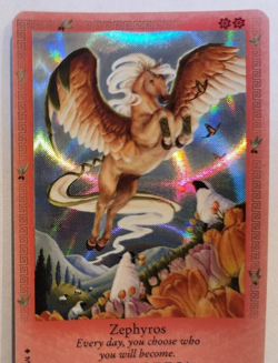 Bella Sara Ancient Lights promo special shiny foil card Zephyros PS4/4 - Image 1