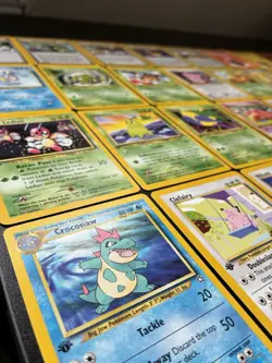 First edition Neo Genesis Pokemon Cards Bundle Mixed Conditions WOTC - Image 3