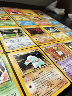 First edition Neo Genesis Pokemon Cards Bundle Mixed Conditions WOTC - Image 5