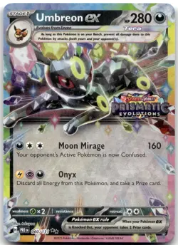 Prismatic Evolutions Promo PRE 060/131 Umbreon ex - Prismatic Evolutions Stamp - Image 1
