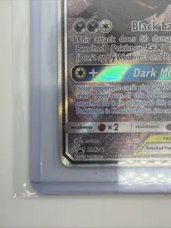 Pokemon TCG Sun & Moon Promo Umbreon & Darkrai GX SM241 TAG TEAM EXCELLENT - Image 5