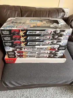 Pokemon UNOVA Heavy Hitters Premium Collection X6 Boxes - Image 2