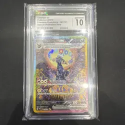 Umbreon ex 161 SIR Pokemon Prismatic Evolutions CGC 10 Gem Mint - Image 1