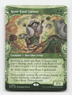 Keen-Eyed Curator (Showcase) Bloomburrow #322 Rare - Image 1