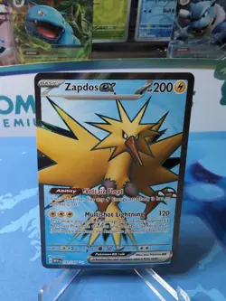 Zapdos Ex 192/165 Full Art - Pokemon TCG Scarlet & Violet 151 - NM - Image 1