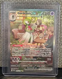 Pokemon Gardevoir EX Full Art Holo 245/198 Scarlet & Violet Rare 310 HP English - Image 1