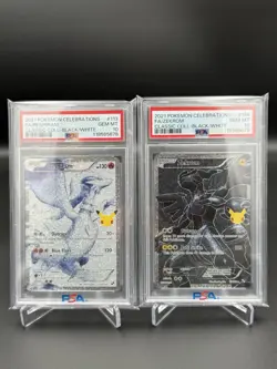 2021 Pokemon Reshiram And Zekrom Celebrations Sequential Set! PSA 10 - Image 1