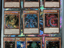 YuGiOh SECRET RARE God Cards , Sacred Beasts & Gate Guardian Set Slifer Ra Etc - Image 3