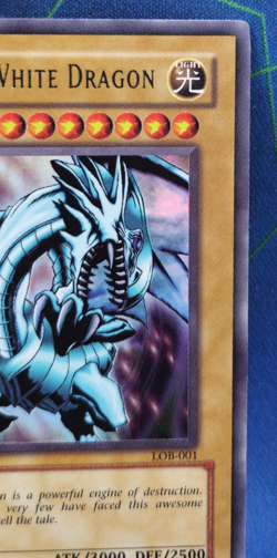 Yu-Gi-Oh Blue-Eyes White Dragon LOB-001 Ultra Rare Unlimited NA Print 2002 NM+ - Image 4