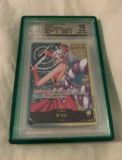 2025 ONE PIECE PROMOS JPN WEEKLY JUMP LECAFIG YAMATO #OP06-022 YAMATO L BGS 10 - Image 1