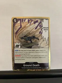 One Piece Ground Death OP14-096 The Azure Sea's Seven Foil EN NM - Image 1