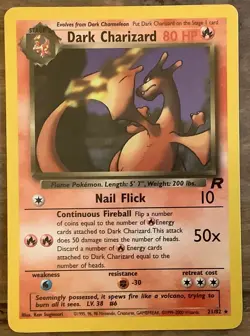 Pokemon Team Rocket Rare Cards, Dark Blastoise, Charizard, Dragonite you Choose! - Image 5