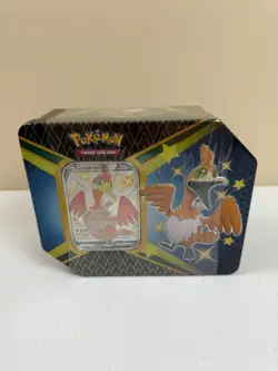Pokemon TCG Shining Fates Cramorant V Tin New Sealed w/ 6 Booster Packs - Image 1