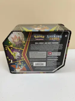 Pokemon TCG Shining Fates Cramorant V Tin New Sealed w/ 6 Booster Packs - Image 3