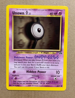 Unown [I] 68/75 Neo Discovery - Common Pokemon Card - NM/Mint - Image 1