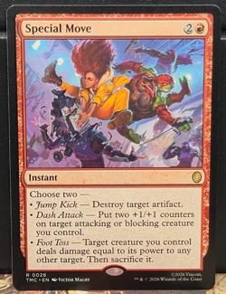 Special Move 26 Commander TMNT Teenage Mutant Ninja Turtles NM Card MTG Game TCG - Image 1