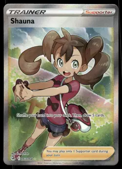 Pokemon Cards Shauna 263/264 Fusion Strike Rare Ultra NM - Image 1