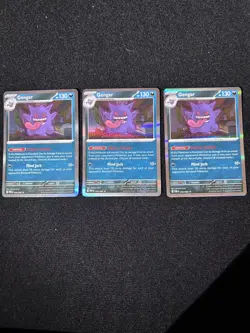 Gengar Holo Rare 050/088 Pokemon Perfect Order 3 x cards - Image 1